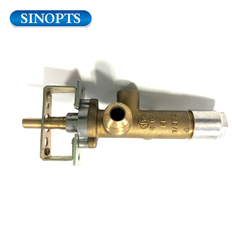Brass gas propane heater gas valve