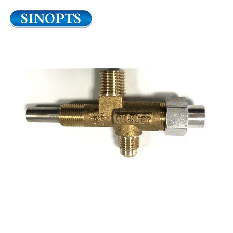 Brass gas patio heater pressure control valve