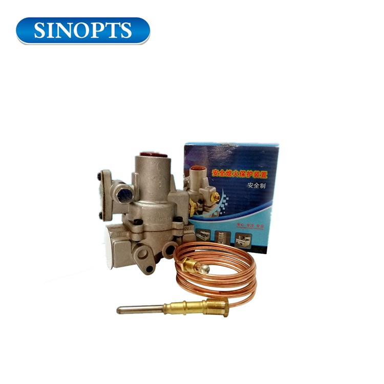 Gas safety valve kitchenware gas safety valve with thermocouple