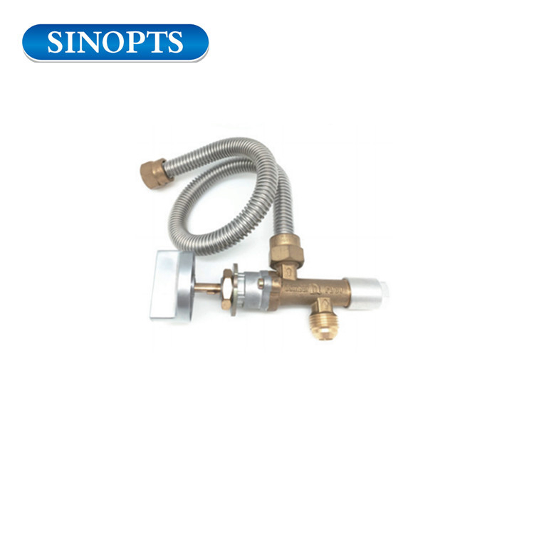 Gas liquefied natural gas heater safety valve