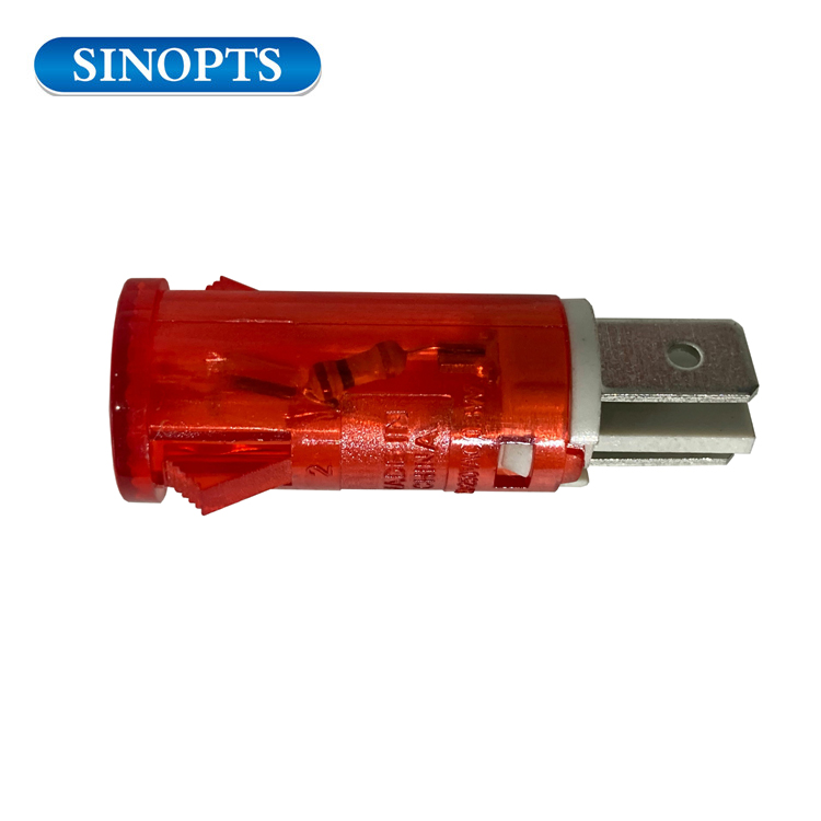 12.5mm 220v Food Machinery Plastic Indicator Light