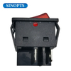 On-off Rocker Switch with Red Led Light 4pin 2position