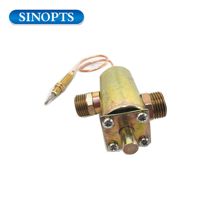 Gas stove control valve adjustable big flowrate valve