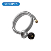 6FT Stainless Steel Braided Tube Gas Oven Heater Brazier Fireplace Fire Pits Accessories QCC1 Gas Inlet Regulator