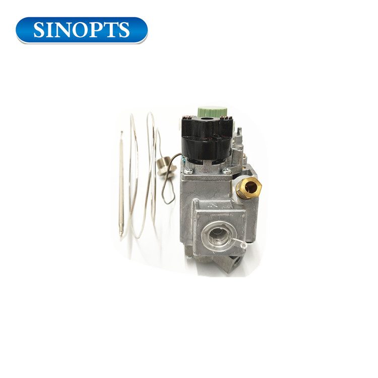 Gas temperature-sensing valve 120-200 degree fryer thermostat gas control valve wtih thermocouple