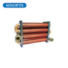 Single pipe brass screw 18-32 kw boiler heat exchanger