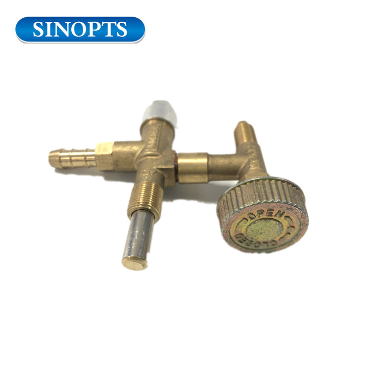 Gas cooker/stove spare parts brass valve high quality gas control valve 